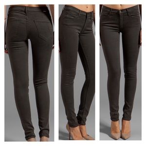 MOTHER Mid-Rise Skinny Leg Ankle Jeans